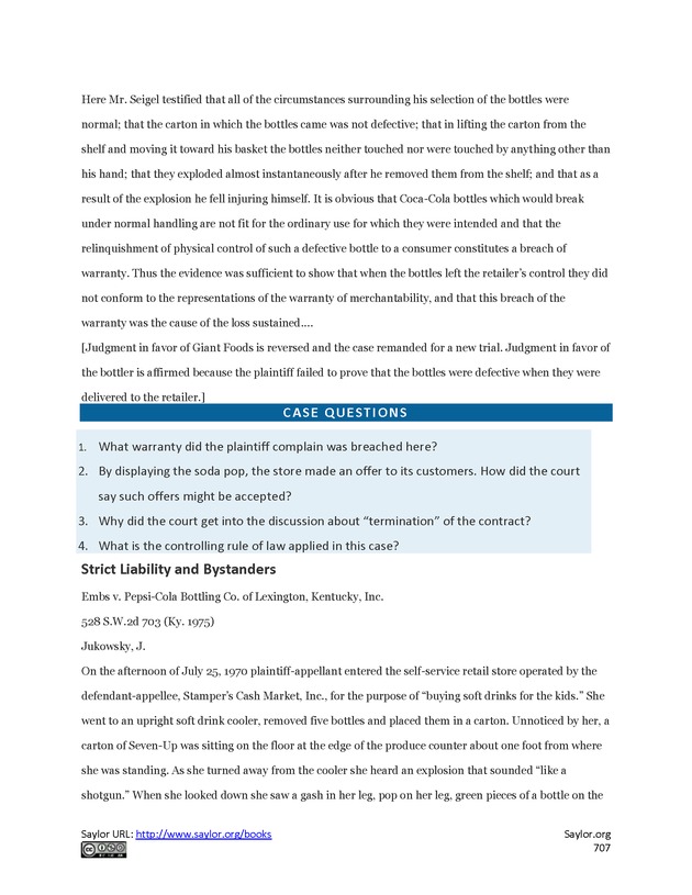 Business Law and the Legal Environment - Page 707